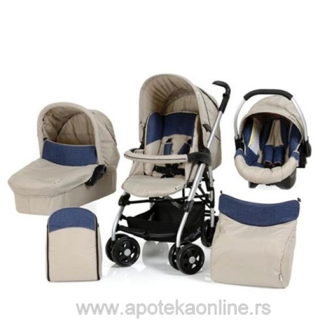 HAUCK TRIO SISTEM (KOLICA+NOSILJKA+AUTO SEDIŠTE) CONDOR ALMOND JEANS - Online Apoteka HAUCK TRIO SISTEM (KOLICA+NOSILJKA+AUTO SEDIŠTE) CONDOR ALMOND JEANS
